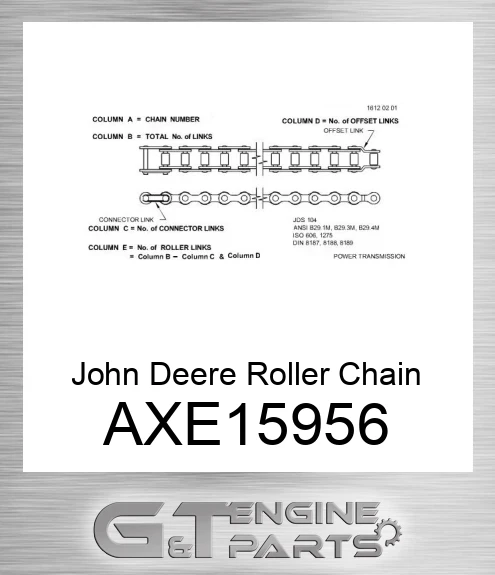 AXE15956 Roller Chain