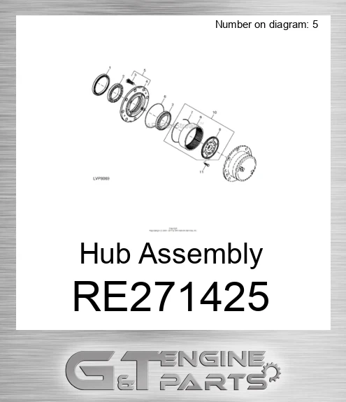 RE271425 Hub Assembly