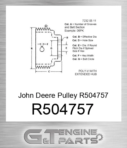 R504757 Pulley