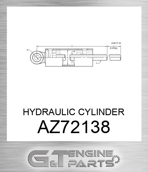 AZ72138 HYDRAULIC CYLINDER