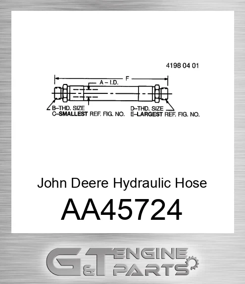 AA45724 Hydraulic Hose