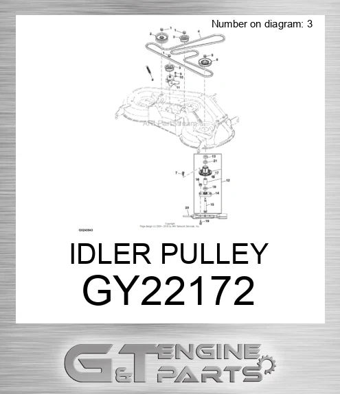 GY22172 IDLER PULLEY