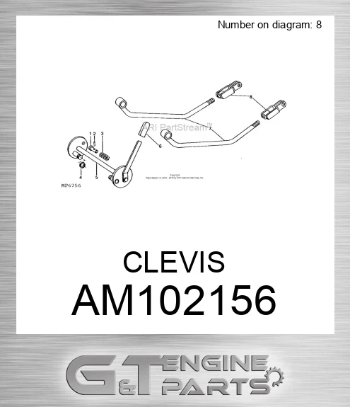 AM102156 CLEVIS