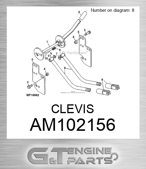 AM102156 CLEVIS