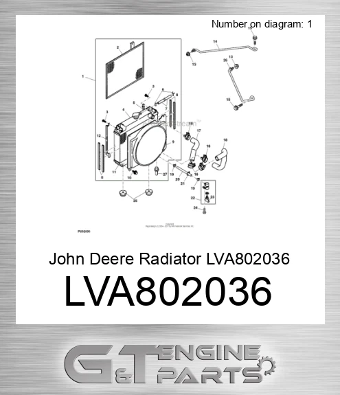 LVA802036 Radiator