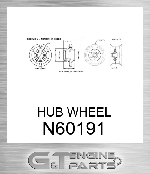 N60191 HUB WHEEL