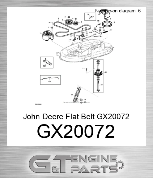 GX20072 Flat Belt