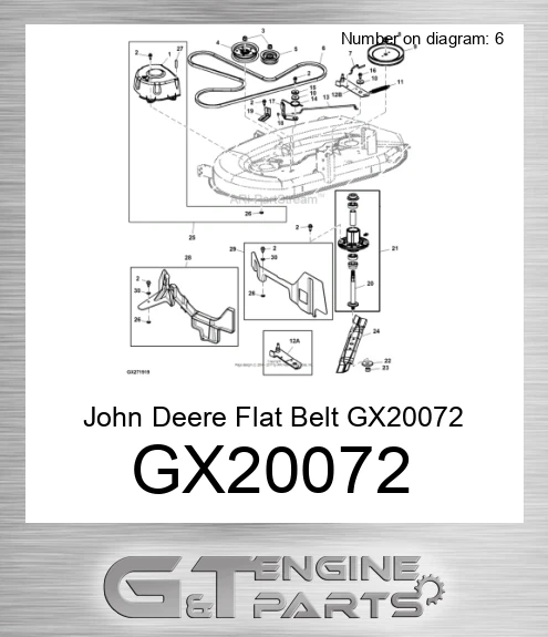 GX20072 Flat Belt