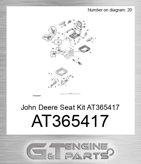 AT365417 Seat Kit