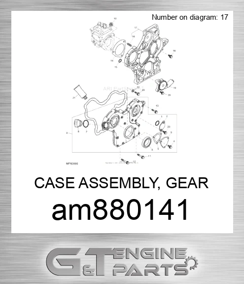 AM880141 CASE ASSEMBLY, GEAR