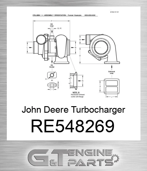 RE548269 Turbocharger