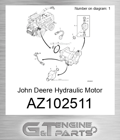 AZ102511 Hydraulic Motor
