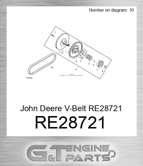 RE28721 John Deere V-Belt RE28721