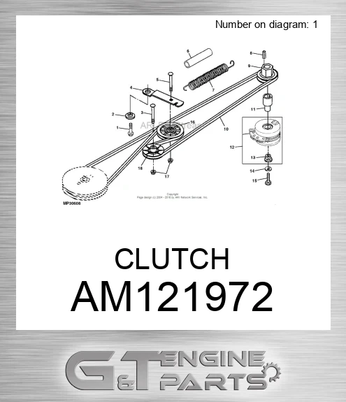 AM121972 CLUTCH