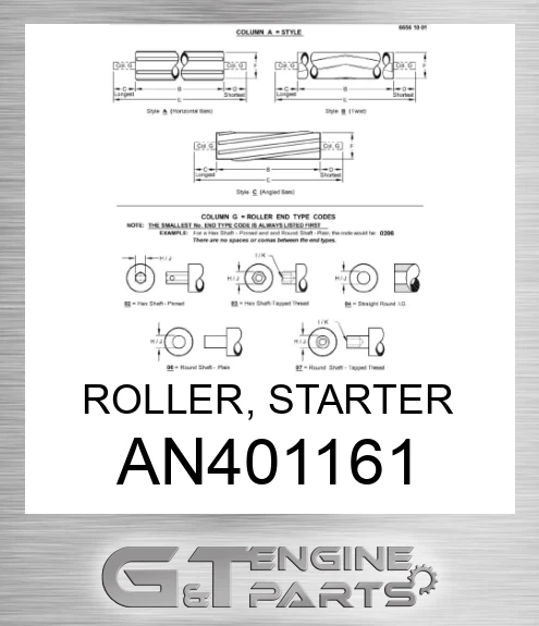 AN401161 ROLLER, STARTER