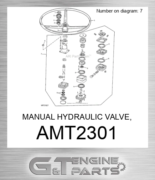 AMT2301 MANUAL HYDRAULIC VALVE, VALVE, POWE