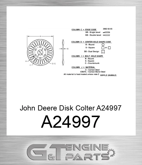 A24997 Disk Colter