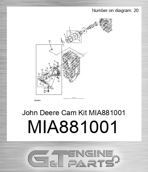 MIA881001 Cam Kit