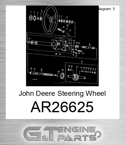 AR26625 Steering Wheel