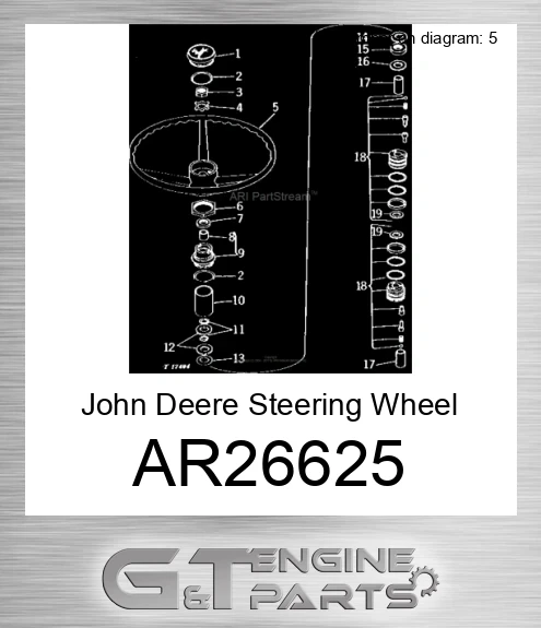 AR26625 Steering Wheel