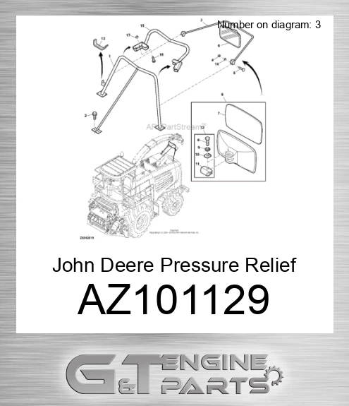 AZ101129 Pressure Relief Valve
