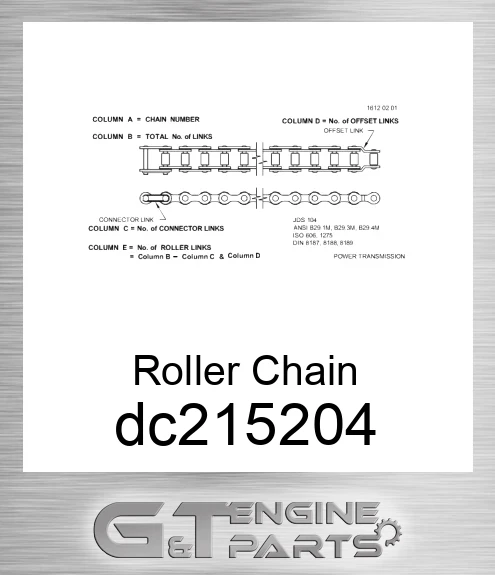 DC215204 Roller Chain