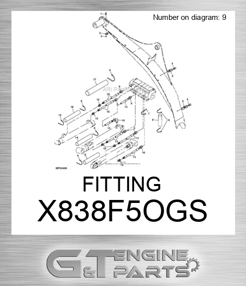 X8-3/8F5OG-S FITTING
