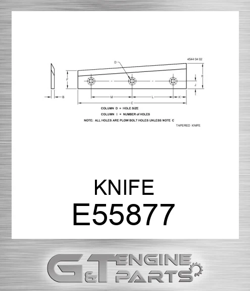 E55877 KNIFE