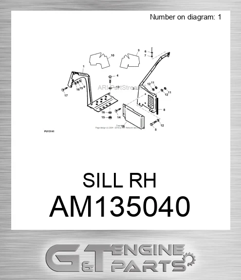 AM135040 SILL RH