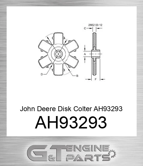 AH93293 Disk Colter