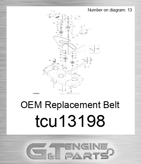 TCU13198 OEM Replacement Belt