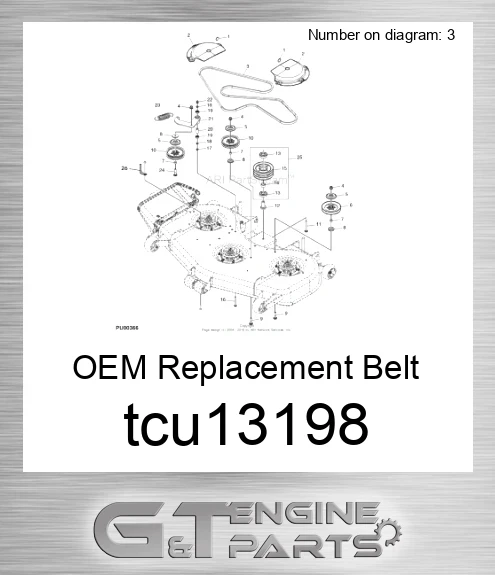 TCU13198 OEM Replacement Belt
