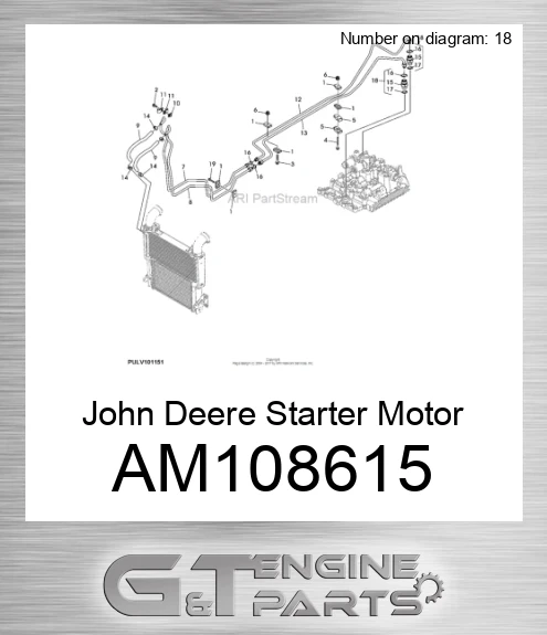 AM108615 Starter Motor