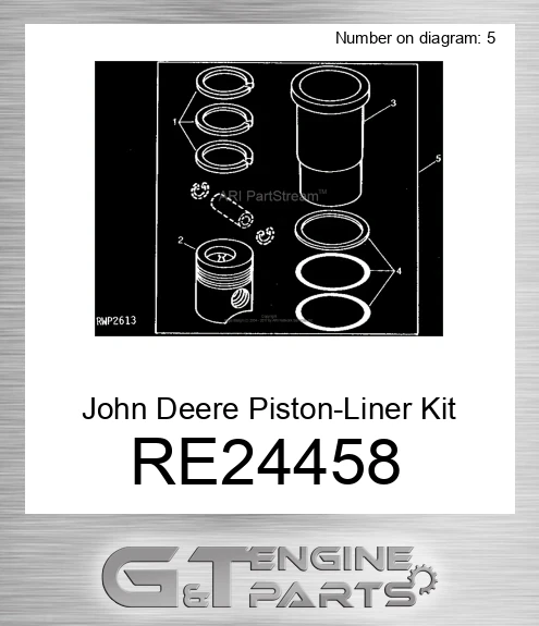 RE24458 Piston-Liner Kit