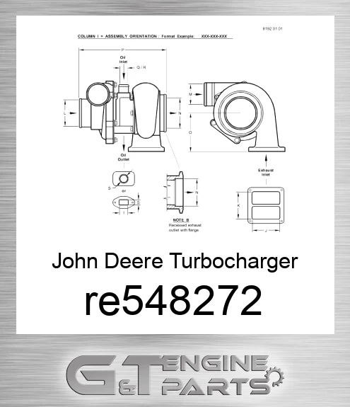 RE548272 Turbocharger