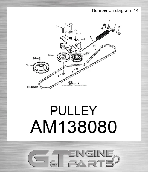 AM138080 PULLEY