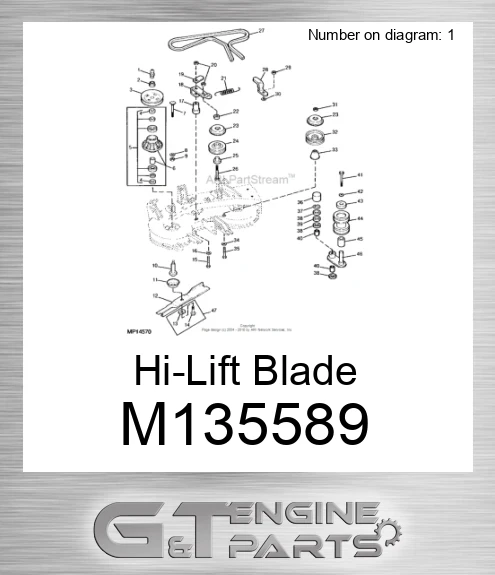 M135589 Hi-Lift Blade