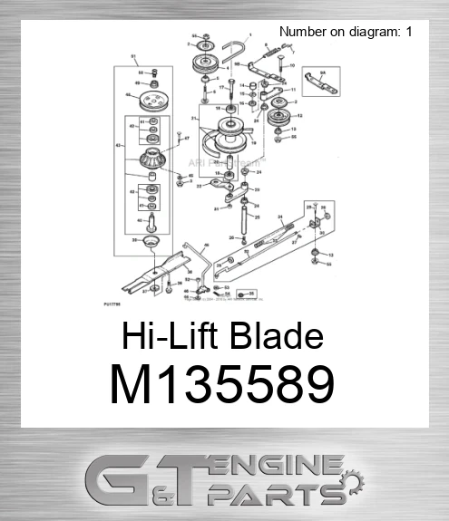 M135589 Hi-Lift Blade