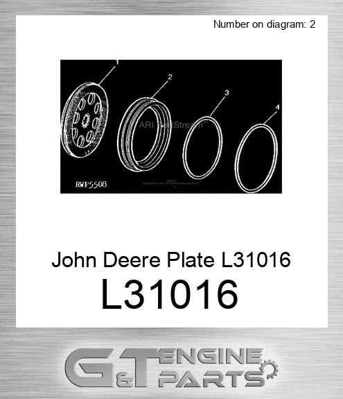 L31016 Plate