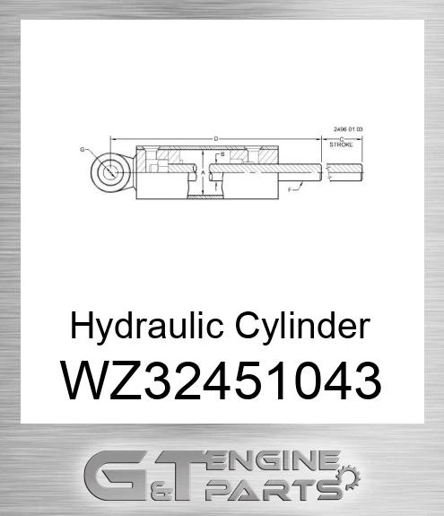 WZ32451043 Hydraulic Cylinder