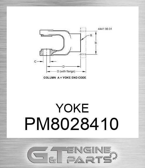 PM802-8410 YOKE