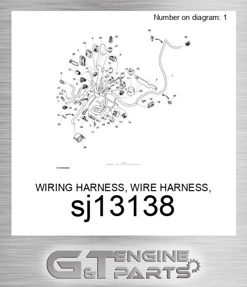 SJ13138 WIRING HARNESS, WIRE HARNESS, CONSO