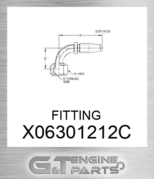 X0630-12-12C FITTING