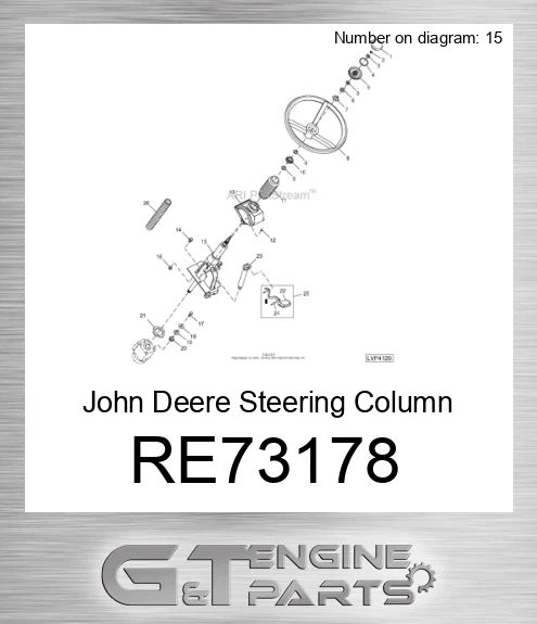 RE73178 Steering Column