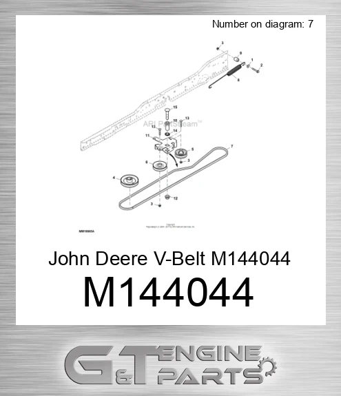 M144044 John Deere V-Belt M144044