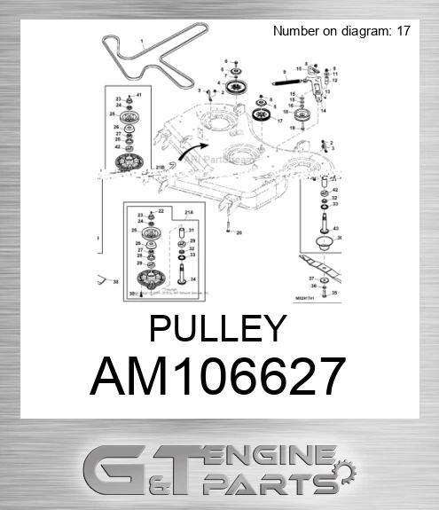 AM106627 PULLEY