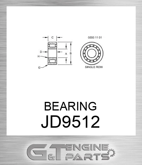 JD9512 BEARING