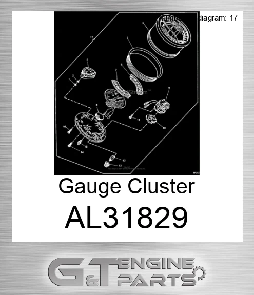 AL31829 Gauge Cluster
