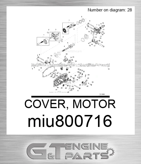 MIU800716 COVER, MOTOR