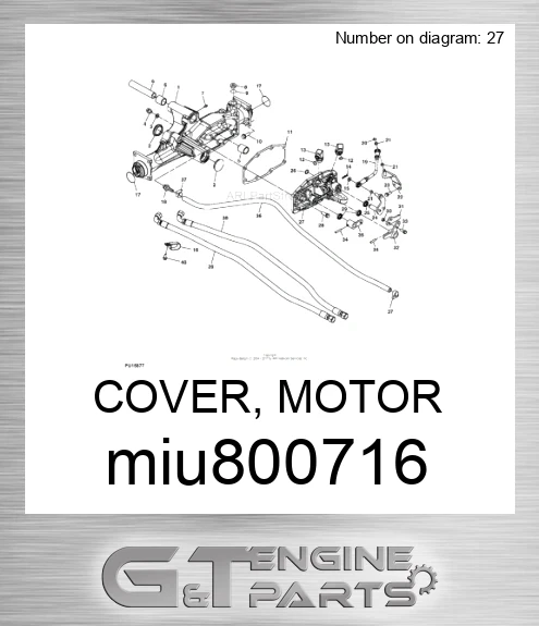 MIU800716 COVER, MOTOR